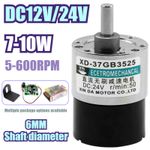 DC12V/24V CW/CCW Brushless Adjustable Speed Reduction Gear motor  6mm 5-600RPM