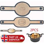 2X Silicone Bread Sling for Dutch Oven Non-Stick Reusable Baking Mat with Handle