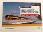 NEDERLANDSE SPOORWEGEN PROMO LEAFLET NS Amended Timetable Text Information 2007