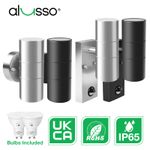 Led Up Down Wall Lights Stainless Steel PIR Motion Sensor Waterproof Outdoor