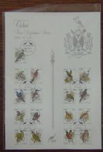 Ciskei 1981 Birds set on new issue card Fine Used