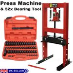 6T Workshop Hydraulic Bench Press Garage Standing &52 Wheel Drive Bearing Puller
