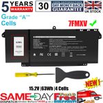FOR DELL LATITUDE 5320 7320 7420 7520 63Wh BATTERY 7FMXV 4M1JN TN2GY 9JM71 MHR4G