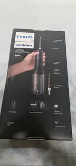 Philips Sonicare Cordless Power Flosser3000 Oral Irrigator Black Model HX3826/33