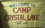 Bam Horror Box Friday The 13th Cam Crystal Lake Flag Prop Replica Massive banner