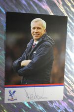 Alan Pardew (Crystal Palace) Signed Club Card