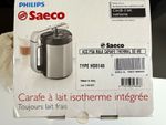 NEW Saeco Xelsis Thermal Milk Carafe Kit HD8148 Unused Original Box 11029686