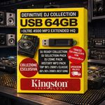 USB 64GB DEFINITIVE DJ COLLECTION 4500 MP3 EXTENDED HQ 🎧 REKORDBOX READY
