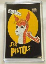 Sex Pistols, English 70's Punk Band, Who killed Bambi, Novelty Fridge Magnet