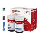 Sinocare Safe AQ Blood Sugar Test Strips, 50pcs Glucose Test... 