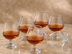 6x 303ml Brandy Snifter Glasses Balloon Cognac Wine Glasses Party Bar Set