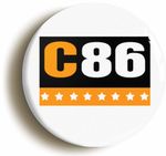 C86 NME RETRO BADGE BUTTON PIN (1inch/25mm diameter) 1980s INDIEPOP SARAH