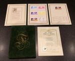 Rare 1985 Vaitupu Queen Mother Progressive Colour Proofs Presentation Set 28/250
