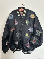 Vintage Jeff Hamilton NBA Basketball Varsity Jacket RARE Retro 90’s -Size 3XL