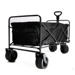 XL Folding Trolley Wagon Cart Camping Beach 170L - Large Wheels