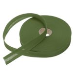 1 Inch Single Fold Bias Tape Polyester for Sewing(Dark Green 50 Yards)