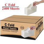 C fold Paper Towels White 2ply dispenser Paper Hand Towels cfold 2400 Sheets