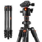 K&F Concept 64" Carbon Fiber Camera Tripod Lightweight 36mm Ball Head 8kg Load