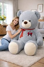 Large Plush Teddy Bear – Cute Soft Bear for Girlfriend Valentine's Day Gift