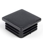 Square Plastic Black Blanking End Caps Tube Pipe Inserts Plug Bung Box Section