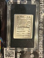 6 Gram 999 Fine Silver Handmade Gengar Pokemon Card Bullion Bar