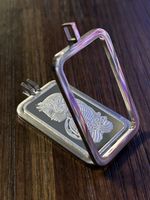 Pendant Bezel with a PAMP 1oz .999 Silver Lady Fortuna Bar + 925 Chain and Box