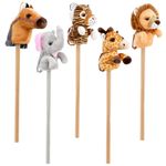 Kids Hobby Horses Realistic Sounds Safari Animal Designs Soft Toys Boys Girls