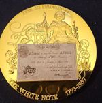 British Banknotes "The White Note 1793-1957" (Large 50mm No CoA)