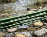 Rodmaker 247 FST 2 – Fast Action Fiberglass Fly Rod Blank - 8'6" 5wt 4pc - Green
