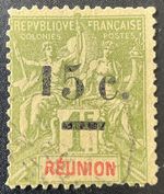 Reunion 1901 Yvert 55b Stamped VF (07073