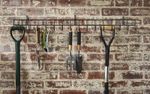 Garden Tool Wall Mounted Storage Rack Hook Holder Extra Long Shed Tidy Rail 