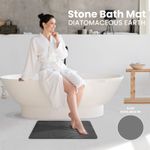 Stone Bath Mat – Diatomite Fast-Dry Mat, Non-Slip, Eco-Friendly, Anti-Mould