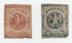 Venezuela 1863-64 Eagle Stamps SC10 and SC11