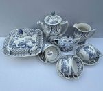 Furnivals Old Chelsea Rd No 647812 - Coffee/Tea Set + Lidded Dish, 16pcs England
