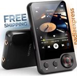 128GB MP3 Player with Bluetooth - D53 Portable Touch Screen Music...