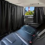 4pcs Car Privacy Curtains Set Window Sun Shade for Sleeping Camping Travel