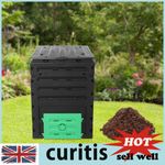 450L Compost Bin Good Ventilation Economical&Practical 71.2*71*103cm Garden Use