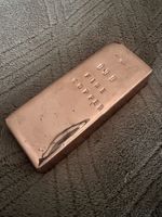 2kg Copper Bullion Bar .999 Fine Copper Ingot UK made