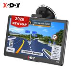 7" Truck Sat Nav HGV Lorry LGV 2026 UPDATED UK Europe Maps POIs Keyfuels Laybys