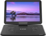 Boifun 17.5''Portable DVD Player HD Swivel Screen All Region Free Remote Control