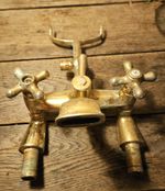 Solid Brass Bath Tap & Shower Mixer Taps - reclaimed brass taps