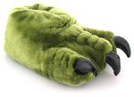 Childrens Novelty Slippers Claw Slip On khaki UK Size