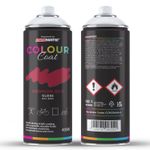 ProMatic Colour Coat Crimson Red RAL 3003 Gloss 1K Acrylic 400ml Spray Paint