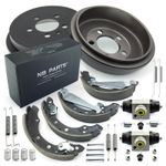 Brake Set Rear Drum Brake for Audi A2 VW Fox Polo 6R 9N 9A4 PR 1KB