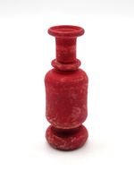 Antique Style Red Grand Tour Glass Bottle 61.9mm Tall 8.99g