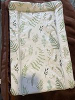 Baby Changing Mat Waterproof Leaf Print Nursery Nappy Change Pad Green Botanical