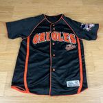 Baltimore Orioles Vintage Baseball Jersey Black MLB Kids Large 10–12 Womens XS