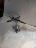 Polished Alluminium Plane Mikoyan Gurevich Mig-25 (FoxBat) Vintage Rare