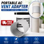150mm Portable Air Conditioner Exhaust Duct Hose Pipe Connector Coupler UK