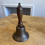 Antique Brass School Bell Excellent Condition